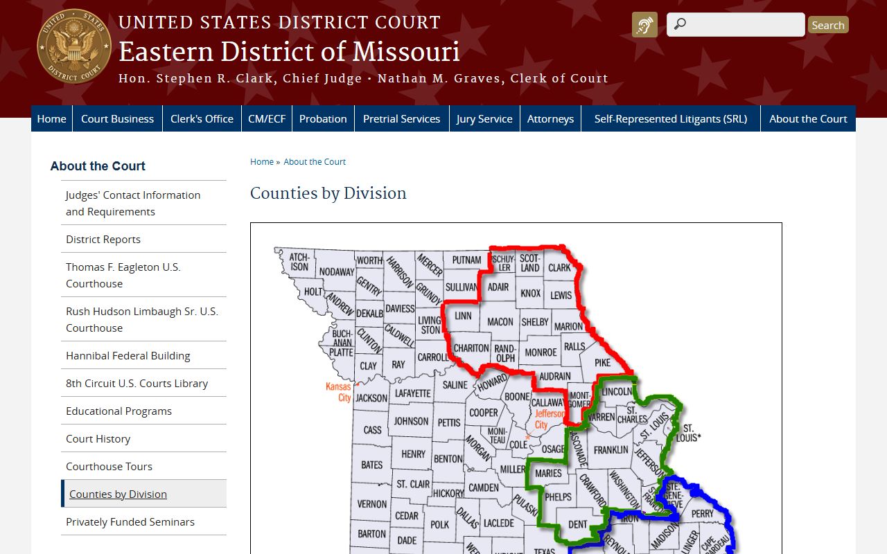 Shelby County Court records Eastern District county division list